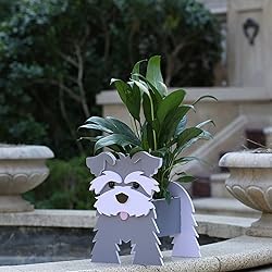 Gochoi Schnauzer Gifts: Cute Dog Flower