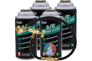 ZeroR AC Refrigerant Recharge Kit | R134a Replacement | Tool for Cans with SSV (4)