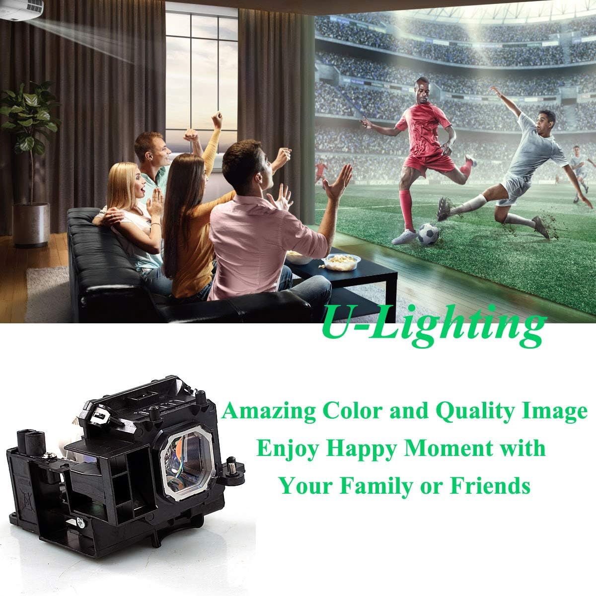 U-Lighting NP15LP / 60003121 Replacement Projector Lamp Bulb with Housing for NEC M230X M260W M260X M260XS M271W M271X M300X M300XG M311X - Image 5