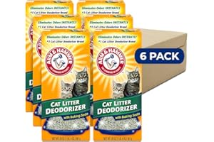 ARM & Hammer Cat Litter Deodorizer Double Duty, 20 oz, 6 Pack