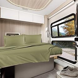Clara Clark RV Queen Sheets, 6 Piece RV Sheets Set