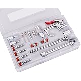 Wynnsky 17 Piece Air Tool And Accessory Kit, w/Blow Gun/ Tire Gauge/Storage Case