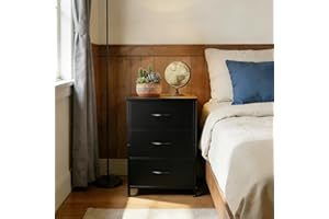 GarveeHome 3-Drawer Storage Organizer with Removable Fabric Bins, Compact Dresser for Bedroom, Living Room, Entryway & Closet