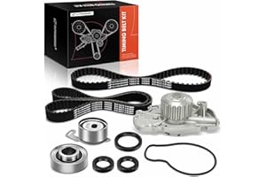 A-Premium Engine Timing Belt Kit with Water Pump Tensioner Compatible with Honda Accord 1994-2002, Odyssey 1998 & Acura CL 1997-1999 & Isuzu Oasis 1998-1999 L4 2.2L 2.3L SOHC
