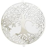 10pcs Suncatcher Parts Large Silver Metal Life Tree Window Pendant DIY Part Ornament Parts Home Decor