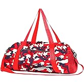Stumdo Kids Overnighter Duffel Bags for kids, Carry-On Size & Ideal for School Practice or Overnight Travel Weekender Tote for Travel Gym Sport bag for Boys & Girls… (12mhong)