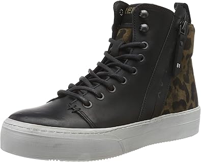 replay leopard print trainers