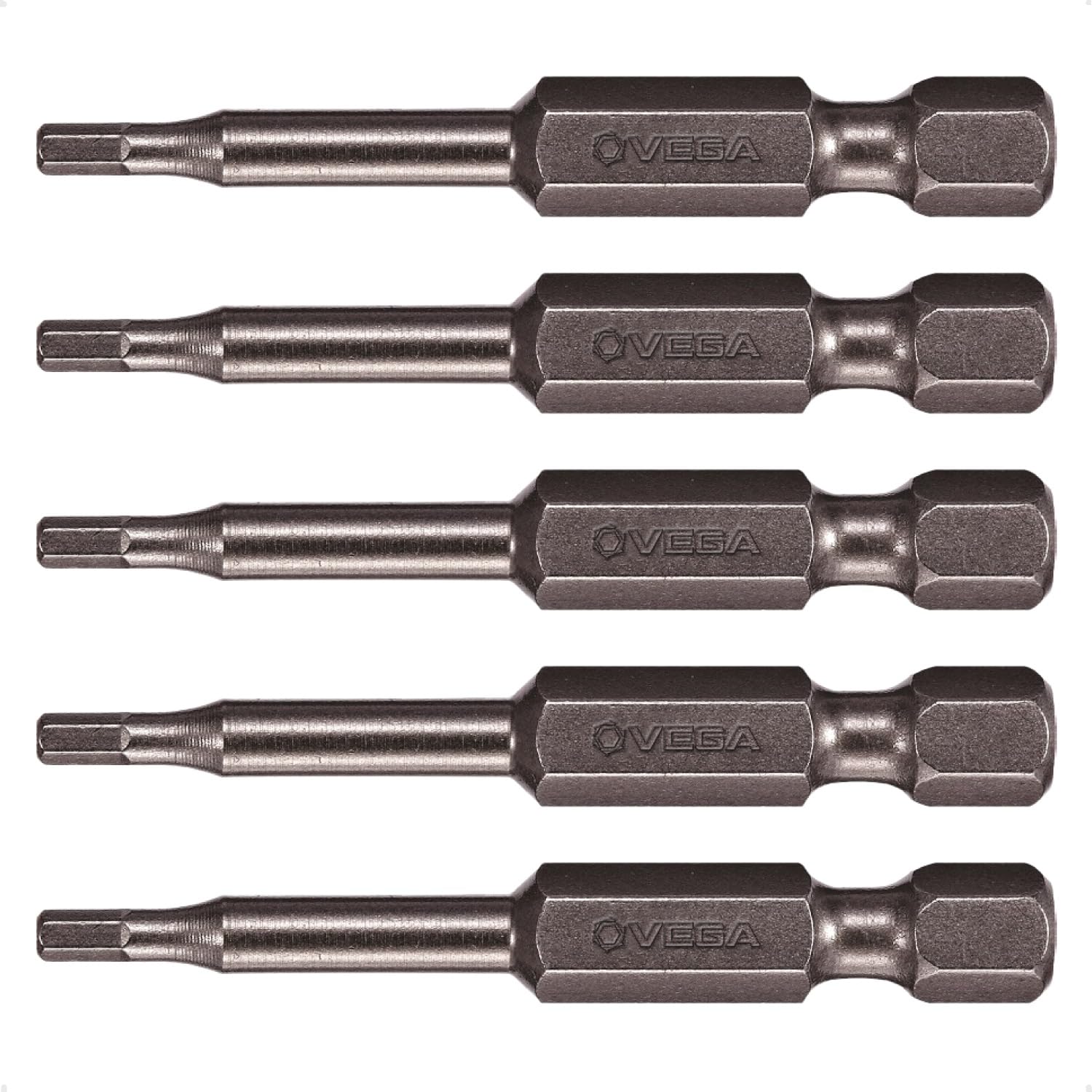 VEGA 2mm Hex Screwdriver Bits. Professional Grade