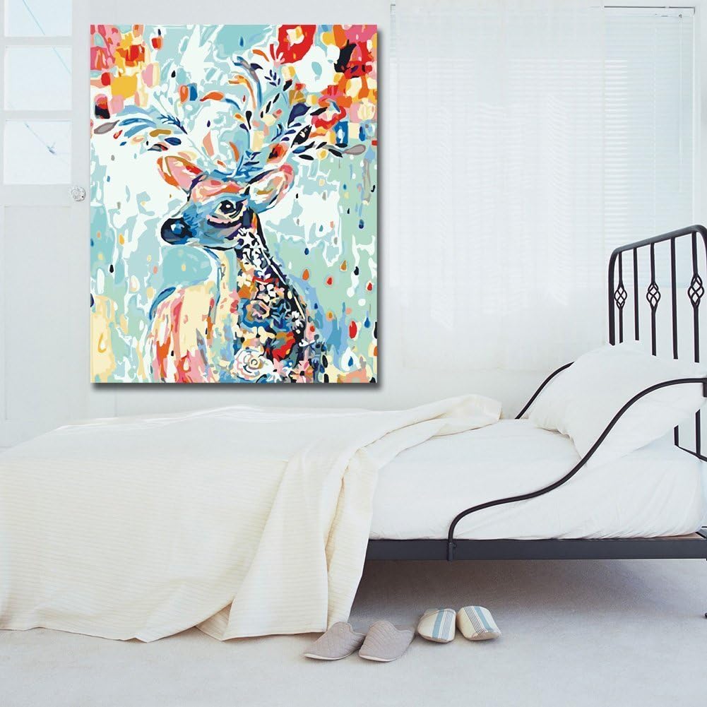 YXQSED Rahmenlos DIY ölgemälde Malen nach Zahlen