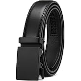 CHAOREN Leather Boys Belt, Dress Kids Belt with Ratchet Buckle Width 1", Adjustable for Formal Wear and School Uniforms