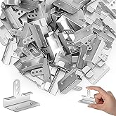 Shimeyao 50 Pack Drywall Repair Clips 1/2 Inch Corner-Back Drywall Back-up Clips Fastener Stud Saver