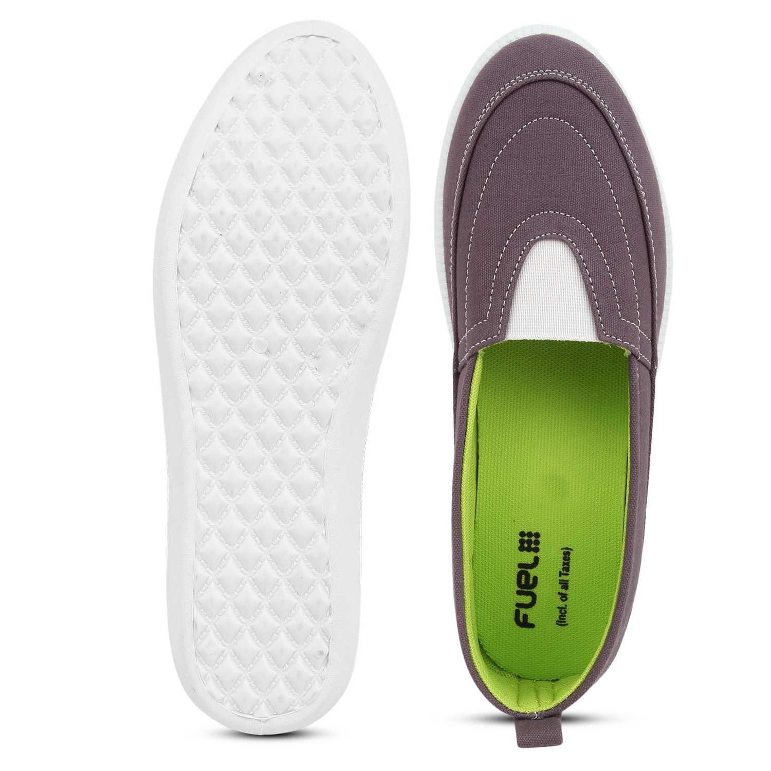 fuel women girl's fashionable comfortable slip on solid casual fashionable ballies