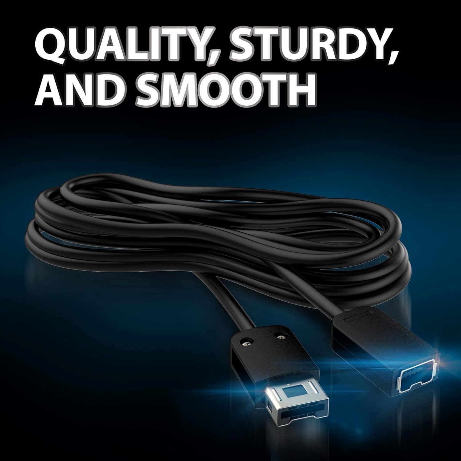 Ortz Extension Cable [2 Pack] for SNES/NES Classic Controller 3M/10ft Compatible With Nintendo SNES/NES Classic Mini Controller, Wii and Wii U: Video Games