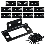 Litoexpe 12 Pcs Non-Mortise Door Hinges, 2 x 0.97