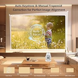 Iconiotk Mini Portable Projector 4K Supported 720P