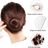 sularpek Invisible Hair Nets 35pc Brown Elastic Edge Mesh for Ballet Dancer view 4