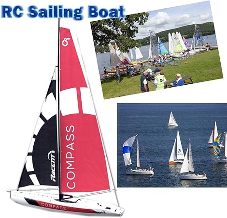 Amazon 53 74インチrcセーリングボートスーパー巨大な動力を与えられていない趣味リモートコントロールボート2 4 G 4 Ch事前に 組み立てられた帆モデル用大人男の子年齢14歳以上 ラジコン ドローン 通販