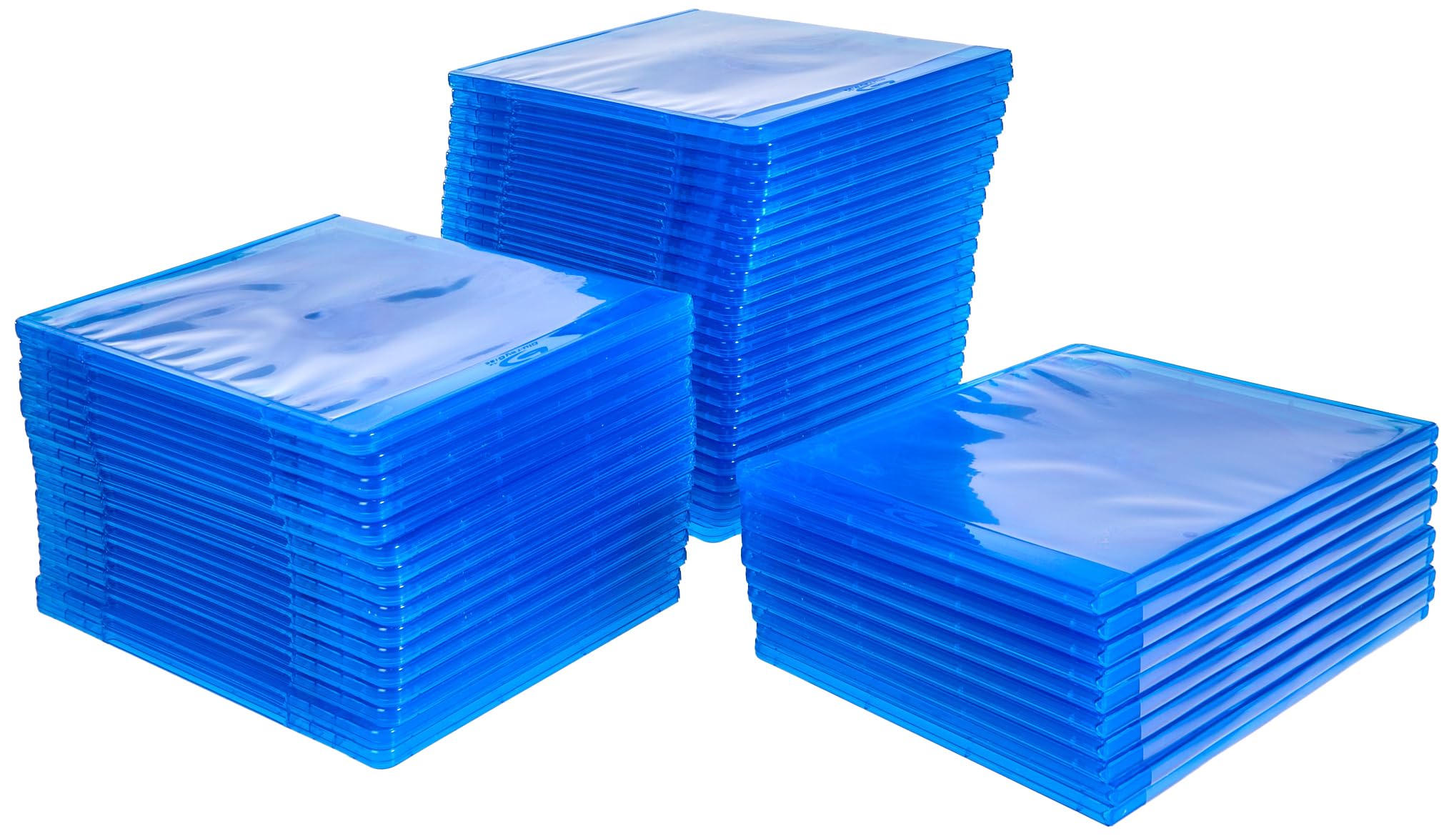MediaRange BOX39 - 50 Blu-ray Case 1disc Blue, Transparent case CD / DVD, 1 Pack of 50 pieces
