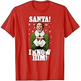 Elf Santa! I Know Him! Buddy Funny Christmas T-Shirt