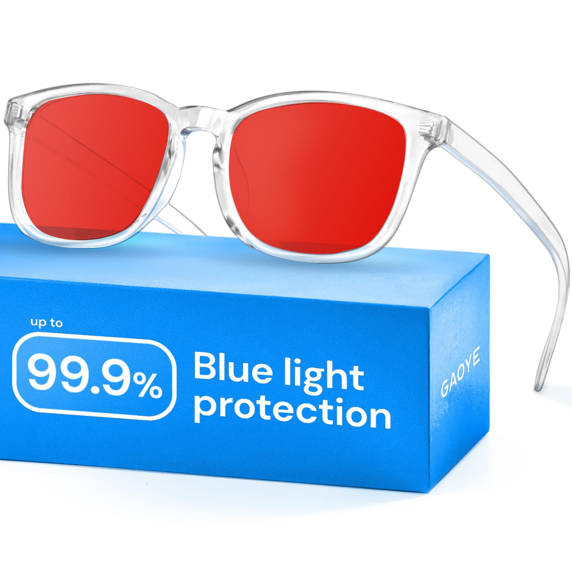 Photo 1 of Gaoye Blue Light Glasses for Computer & Gaming - Anti UV Ray Lenses, Scratch-Resistant & Comfort Fit