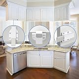 Jiayi Push to Open Door Catches 4 Pack White Cabinet Magnetic Latch view 7