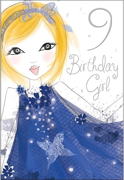 Jj08 Carte De Vœux D Anniversaire 9 Ans Pour Fille Amazon Fr Fournitures De Bureau Jj08 Carte De Vœux D Anniversaire 9 Ans Pour Fille Amazon Fr Fournitures De Bureau