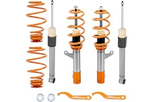 maXpeedingrods Coilovers for VW Jetta MK5 2006-2011, for VW Golf MK5 MK6 2003-2012, for Audi A3 2006-2014, Height Adjustable 