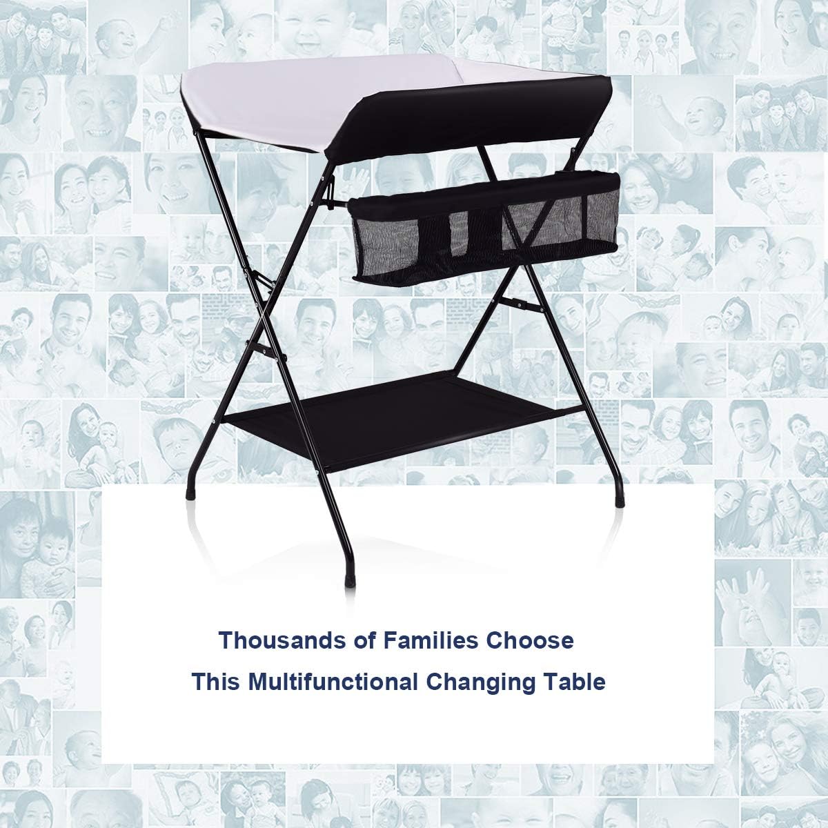 costzon folding diaper station