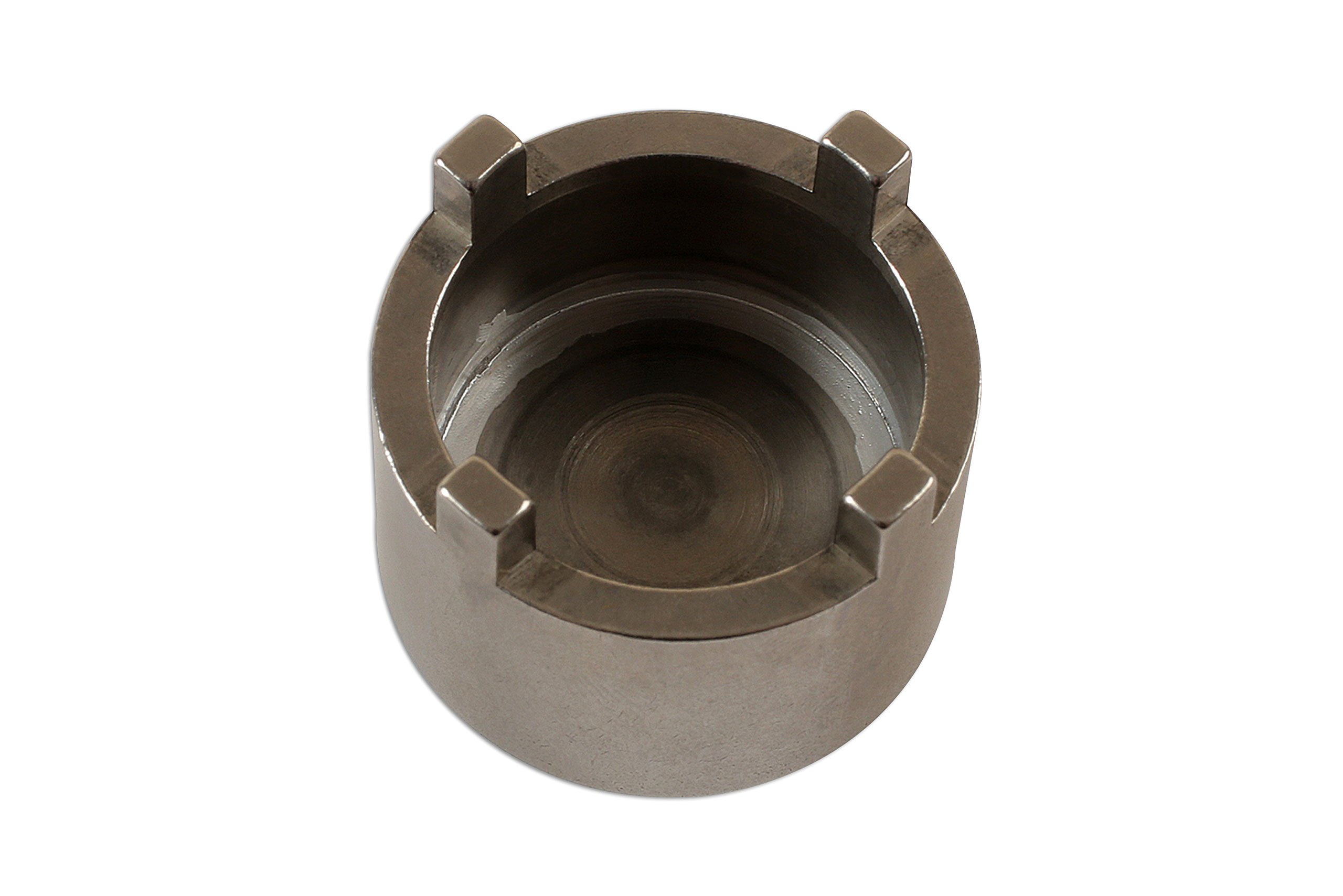 Laser 6177 Suspension Castle Nut Socket - Aprilia, Black, Silver