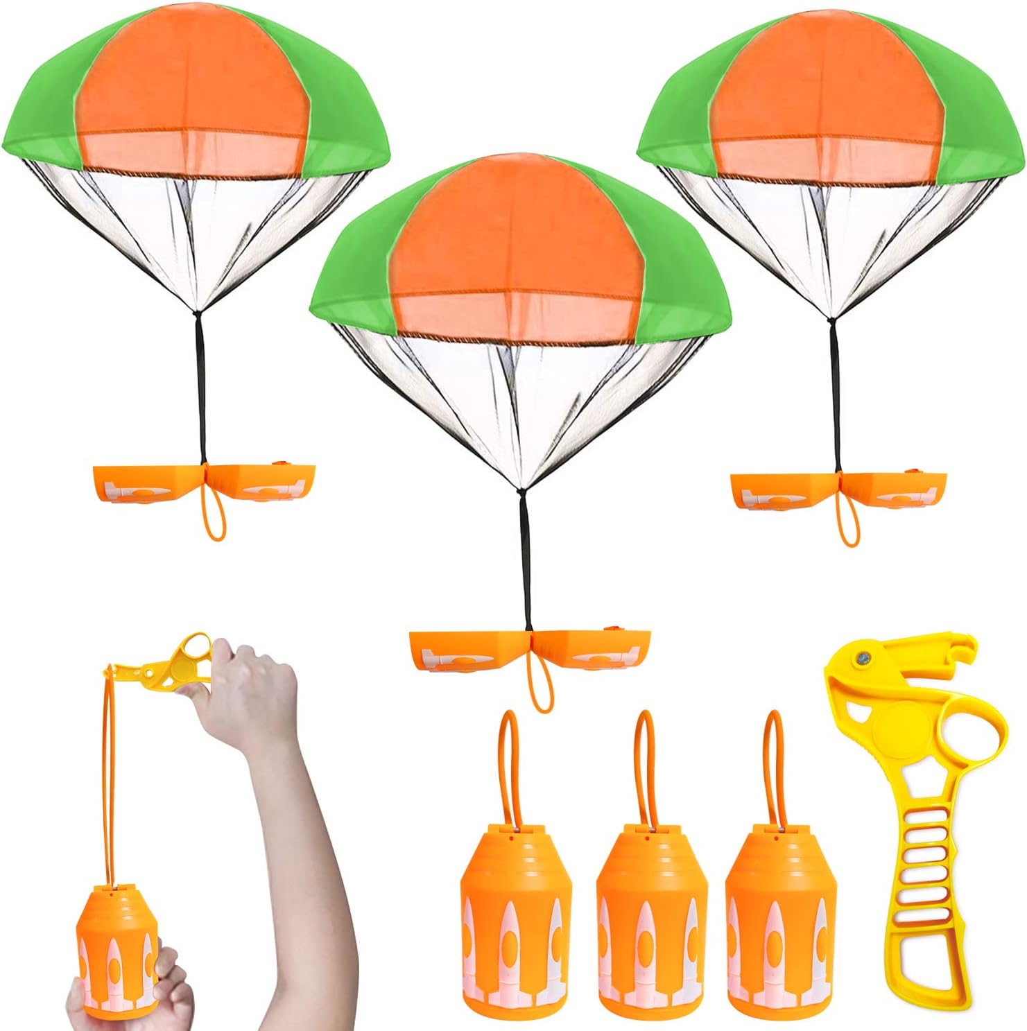 toy rocket with parachute