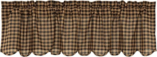 Amazon Com Vhc Brands Primitive Kitchen Curtains Rod Pocket