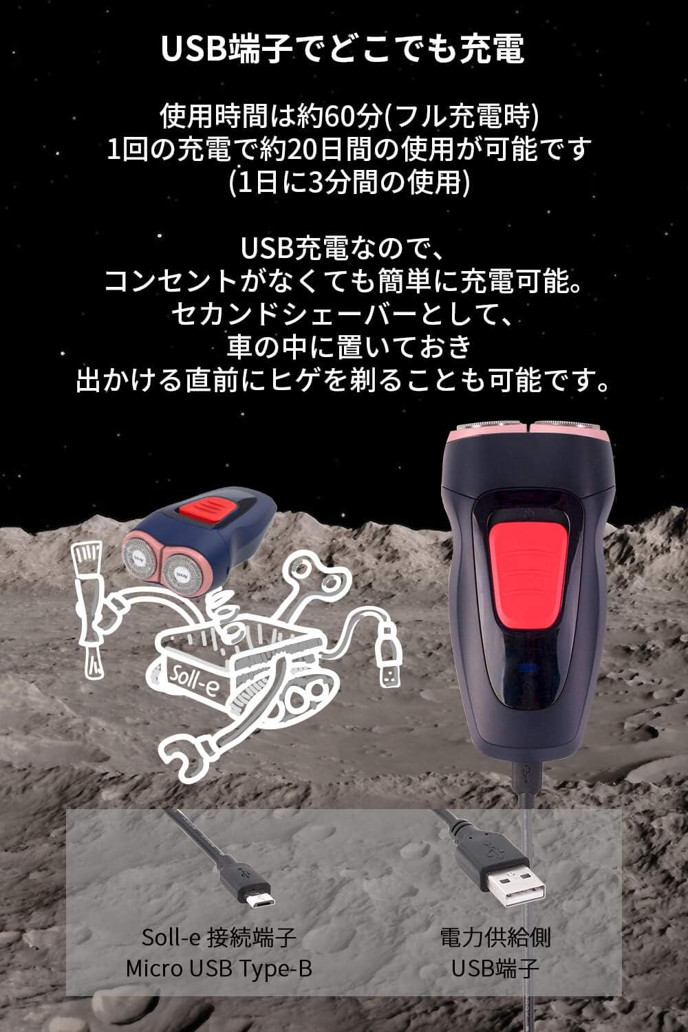 Amazon Com Areti Aretexi Men S Shaver S1808idg Soll E Ss 1 Indigo Men S Overseas Kitchen Dining