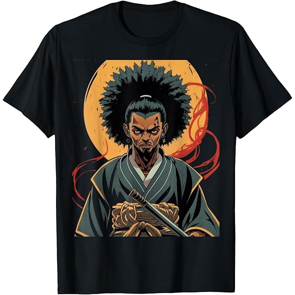 Amazon.com: Yasuke First Black Warrior Samurai Japanese Art T