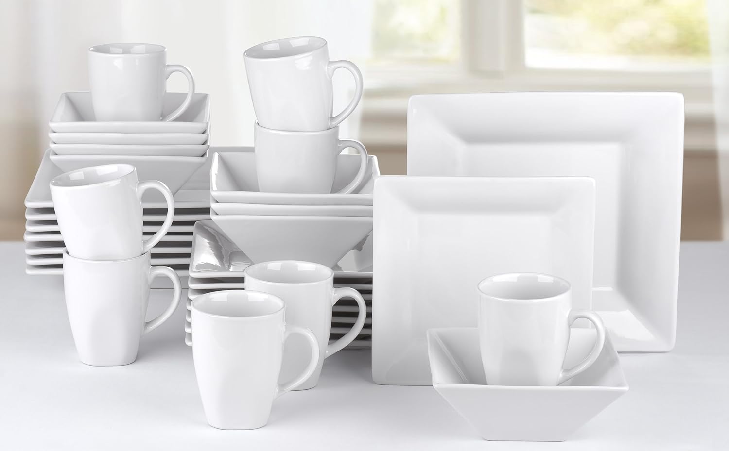 Square Dinnerware Sets Uk & Square White Dinnerware Great White Square