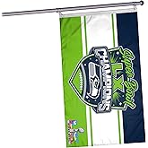 FOCO Seattle Seahawks NFL Super Bowl LX Champions Horizontal Flag