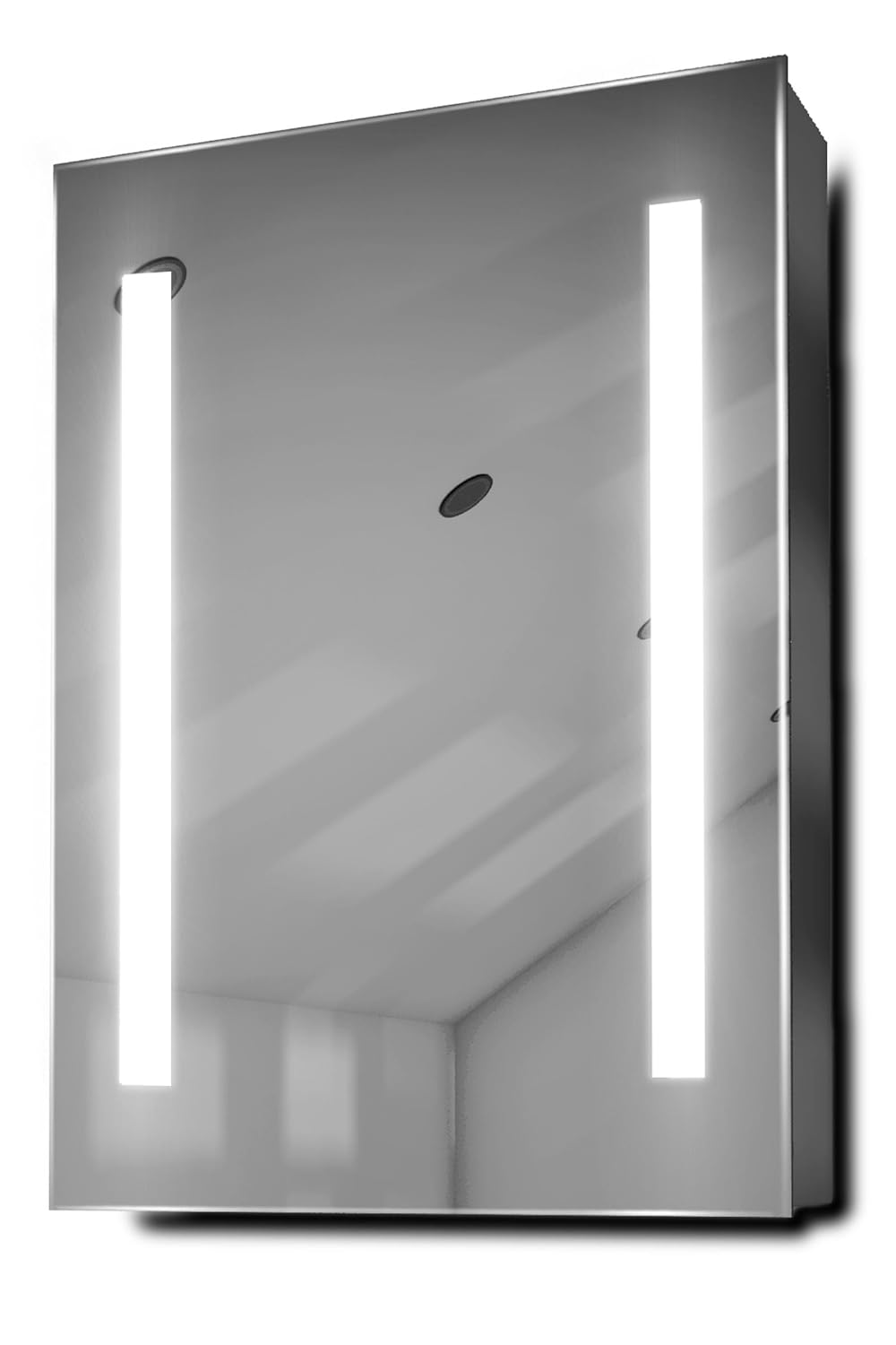 lowcost Jace LED Bathroom Mirror Cabinet with Demister Pad, Sensor \u0026 Shaver k354 www lowcost Jace LED Bathroom Mirror Cabinet with Demister Pad, Sensor \u0026 Shaver k354 www
