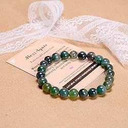AD Beads Handmade Gemstone Stretch Elastic Bracelet