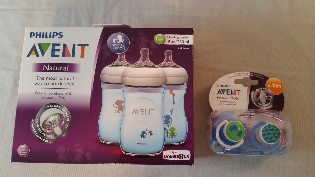 avent blue monkey bottles