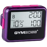 Gymboss Interval Timer and Stopwatch - Violet/Pink Metallic Gloss
