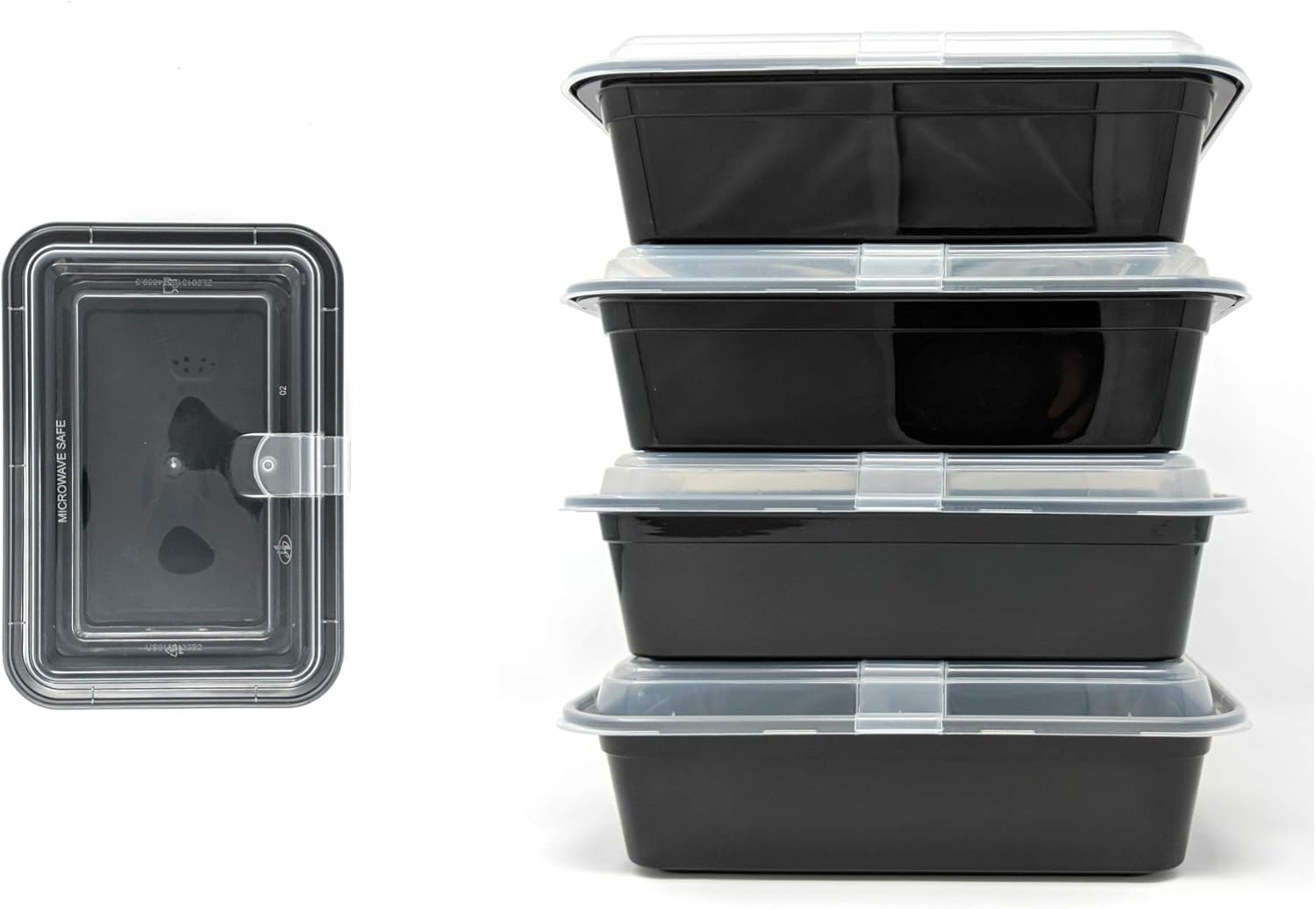 Seacoast Meal Prep Takeout Container, Reusable, Commercial Quality, Microwave And