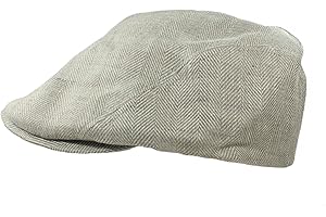 BIDDY MURPHY Irish Linen Newsboy Hat, Slim Fit Flat Cap for Men, Lightweight, Ivy, Scally, Gatsby, Cabbie Style, Imported from Ireland