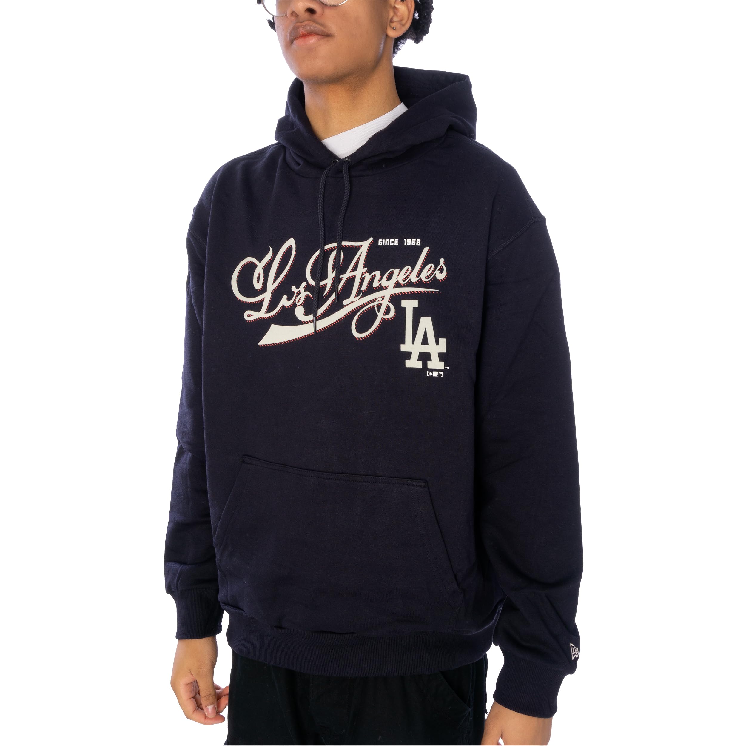 New Era Unisex Mlb Retro Oversize Hoody