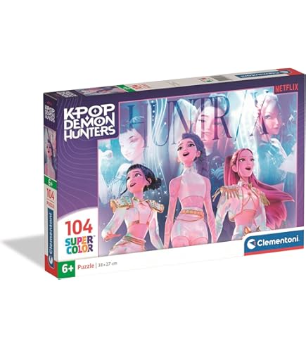 Amazon.com: CLEMENTONI PZL 104 SUPER KPOP DEMON HUNTERS - 27257