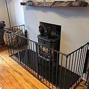 BabyDan Premium Hearth Gate Fire Guard (Black): Amazon.co.uk: Baby