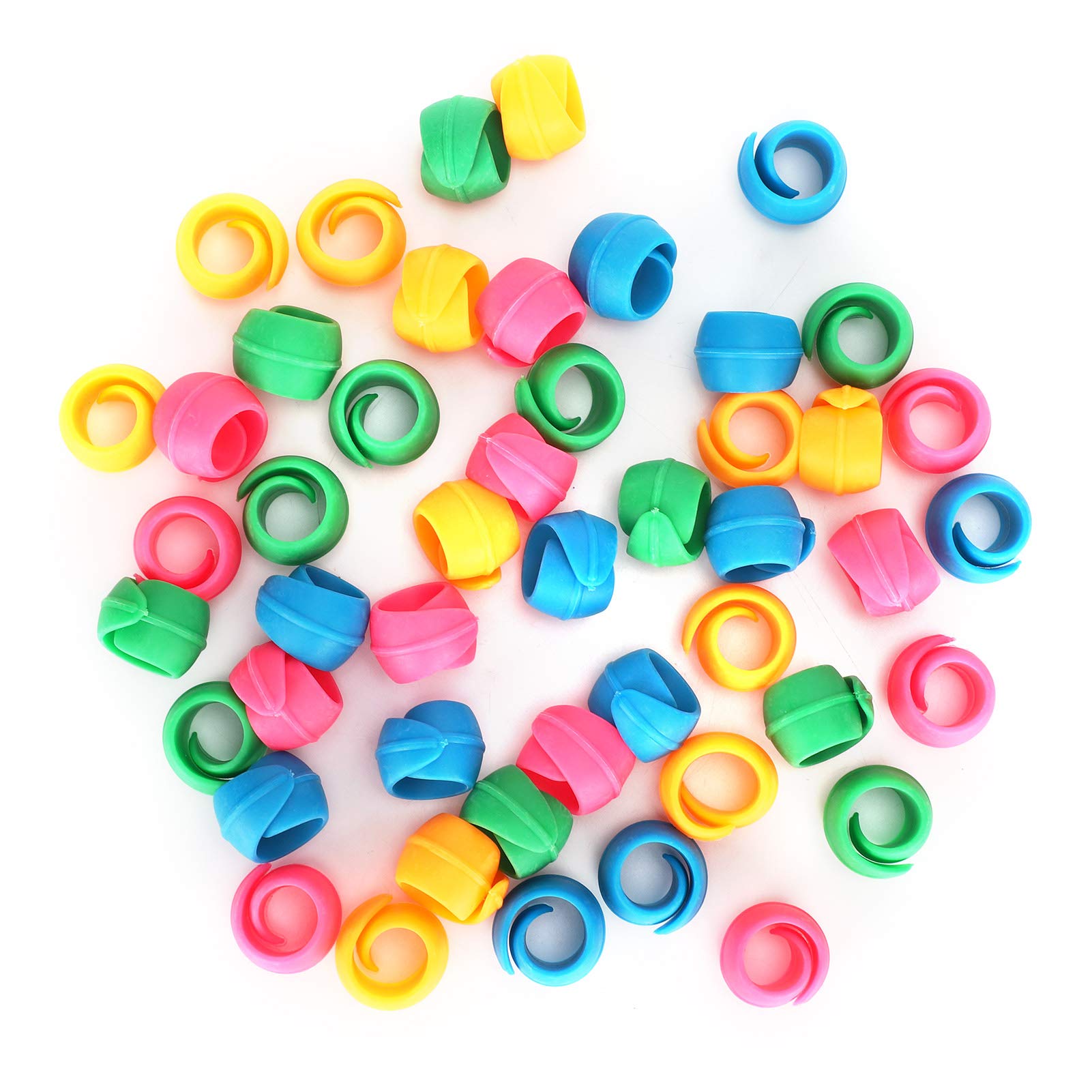 Spools Huggers Organizer Saver Huggers Holder Anti Thread Head 48Pcs Holders Bobbin Clip Silicone Clips Fixed Fixed Clip Bobbin Ring Bobbins
