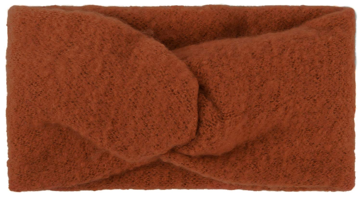 styleBREAKER Women's Fine Knit Headband with Soft Surface and Twist Knot Detail, Warm Winter Hairband, Headband 04026043, Colour:Cognac โ image 1