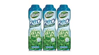 3 Grüne Minze 0% Sirup Zucker frei - 3 x 60 cl