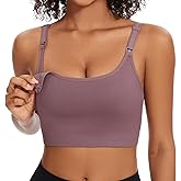 Angelhood Women's Non-Padded Minimizer Sports Nursing Bras Wirefree Full Coverage Large Bust Light Support Sport