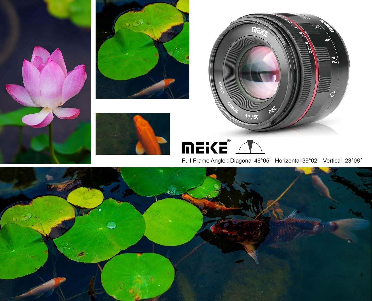 MEIKE MK-50MM F/1.7 Prime Lens Compatible with Fujifilm Camera Such as X-T1 X-T2 X-T100 X-T20 (X-Mount) - Image 4