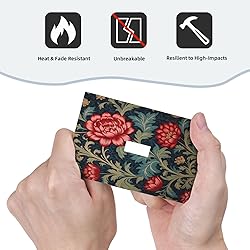 Tewujay Red Floral with Green Blue Leafy 1 Gang
